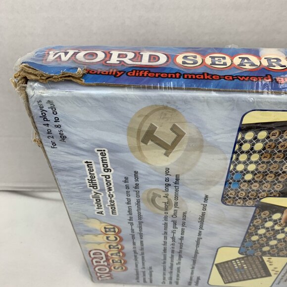 Wordsearch Word Search Pressman Make a Word Board Game 2005 Unused Damaged Box - Picture 5 of 6